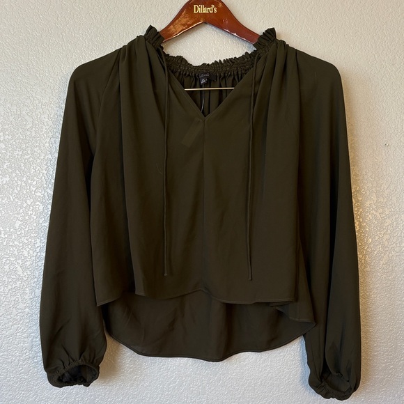 Madewell Dark Olive Women's Blouse